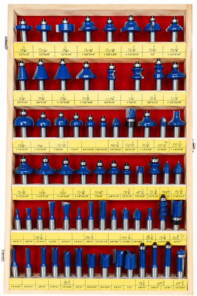 WL-2066 MASTER WOODWORKER ROUTER BIT 66pc SET – Woodline USA