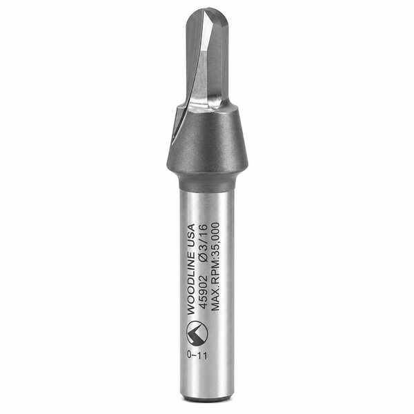 CORE BOX (ROUNDNOSE) ROUTER BITS 1/4