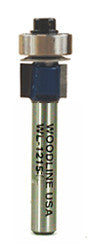 WL-1215 Flush 3 Flute, 1/4" Cut Length, 1/4" Shank Woodline USA