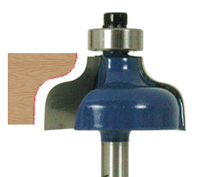 Ogee Router Bit WL-1261 3/16" Radius, 1-1/4" Dia, 9/16" Cut Length, 1/4" Shank Woodline USA