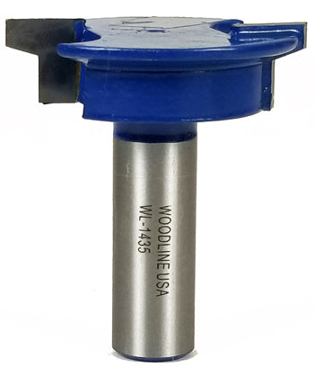 Drawer Lock Router Bit WL-1435 1-3/4" Dia; 1/2" Length; 5/16" Material Min; 1/2" Shank Woodline USA