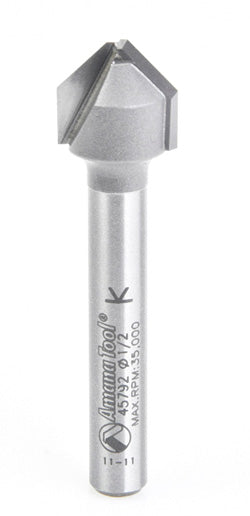 ALUMINUM COMPOSITE MATERIAL/ACM DOUBLE EDGE FOLDING CARBIDE TIPPED ROUTER BIT