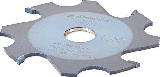 61374 Carbide Tipped Replacement Groover 4" Diameter x 1/8" Kerf x 4 Teeth x 3/4" Bore for Prestige Mighty Dado Adjustable Dado/Groover