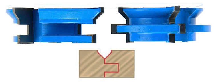 SC 938 29/32" Cutting Length, 1/4" Tongue, 3/8" Tooth Length 2-5/8 Dia, 45°, 3/4 Bore Set