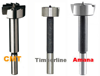 Forstner Bits- Carbide, Steel and Metric for Woodworking