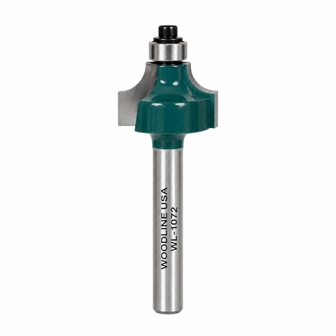 BEADING ROUTER BIT WL-1072 3/16" Radius, 7/16" Cut Length, 1/4" Shank Woodline USA