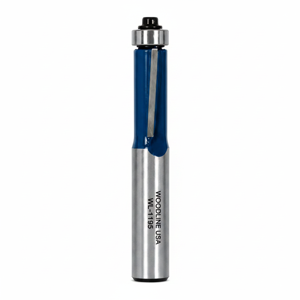 FLUSH TRIM 2 FLUTE ROUTER BITS 1/2" SHANK