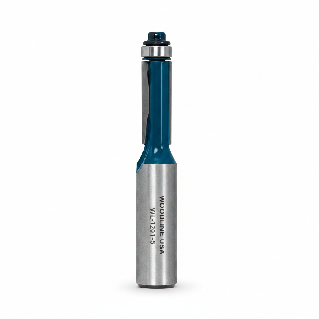 FLUSH TRIM 2 FLUTE ROUTER BITS 1/2" SHANK