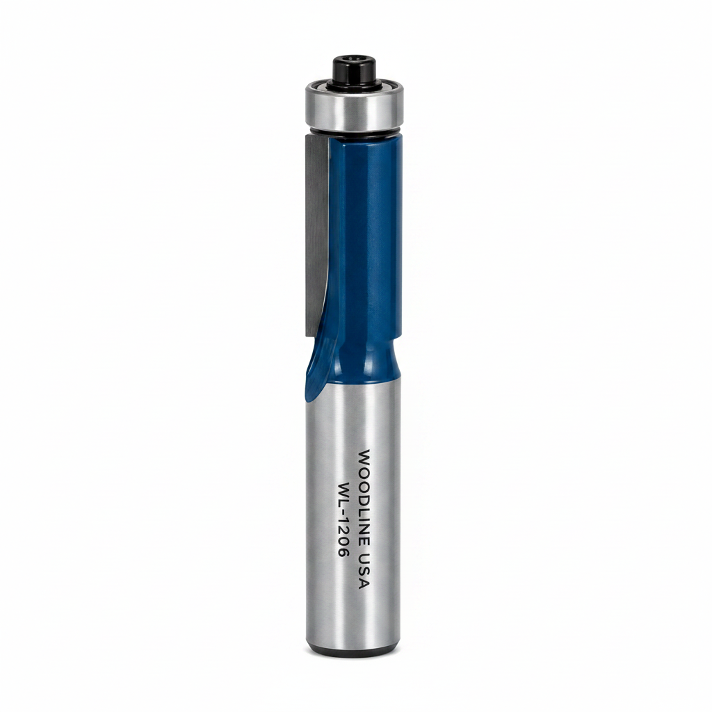 FLUSH TRIM 2 FLUTE ROUTER BITS 1/2" SHANK