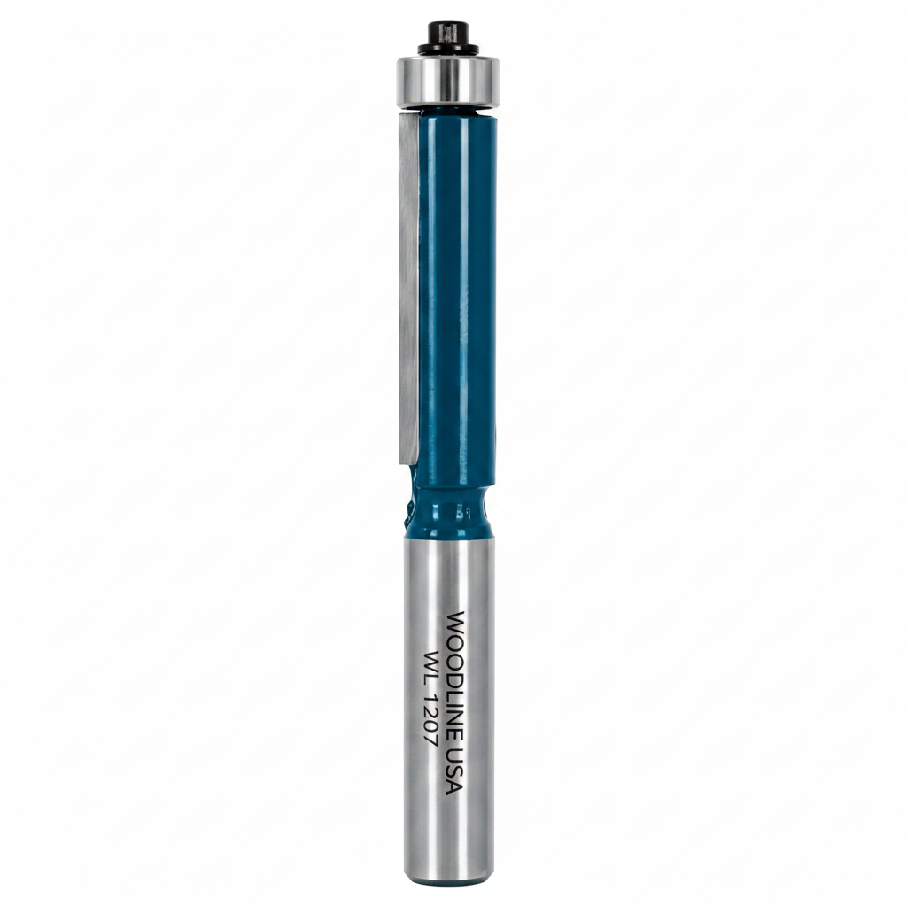 FLUSH TRIM 2 FLUTE ROUTER BITS 1/2" SHANK