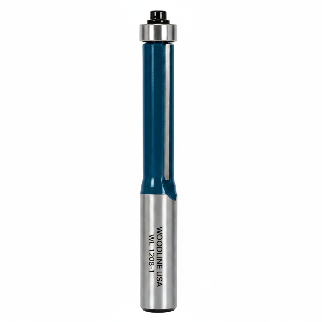 FLUSH TRIM 2 FLUTE ROUTER BITS 1/2" SHANK