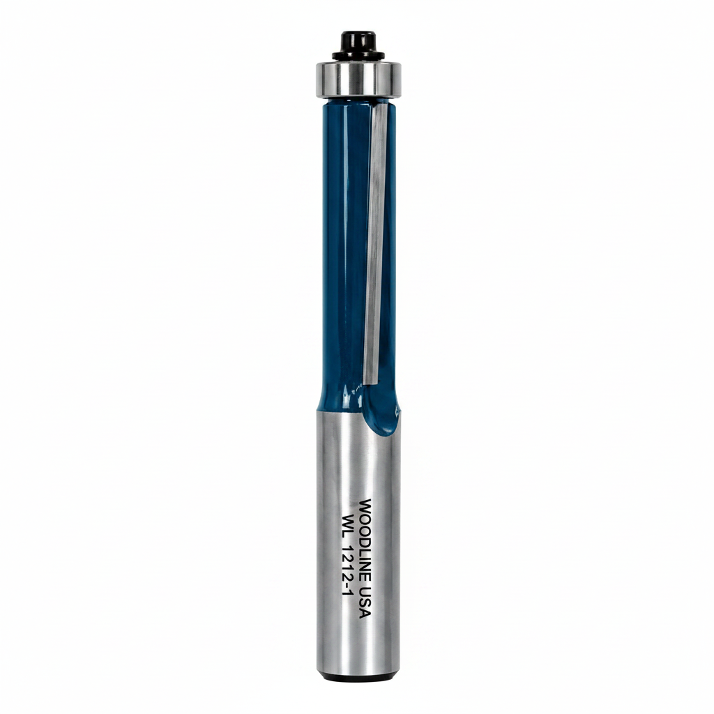 FLUSH TRIM 2 FLUTE ROUTER BITS 1/2" SHANK