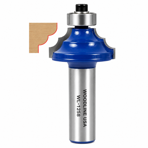 DOUBLE ROUNDOVER MOLDING ROUTER BITS