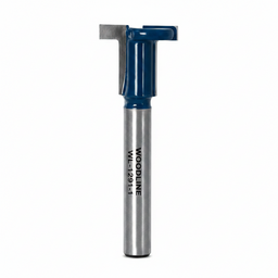 T-Slot Router Bit WL-1291-1 Straight 3/4" Lg Dia, 3/8" Sm Dia, 1/8" Slot Height, 1/4" Shank Woodline USA