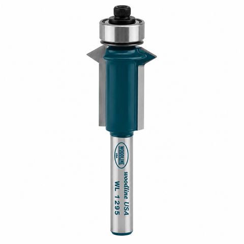 FLUSH TRIM WITH V-GROOVE ROUTER BITS
