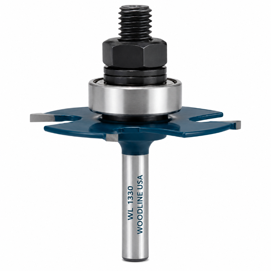 SLOT CUTTER 4 WING ROUTER BITS
WL-1330 1/16″ Kerf, 1-7/8″ Dia, 1/2″ Cut Depth, 1/4″ Shank Woodline USA
