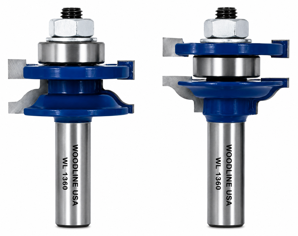 RAIL & STILE 2pc ROUTER BITS