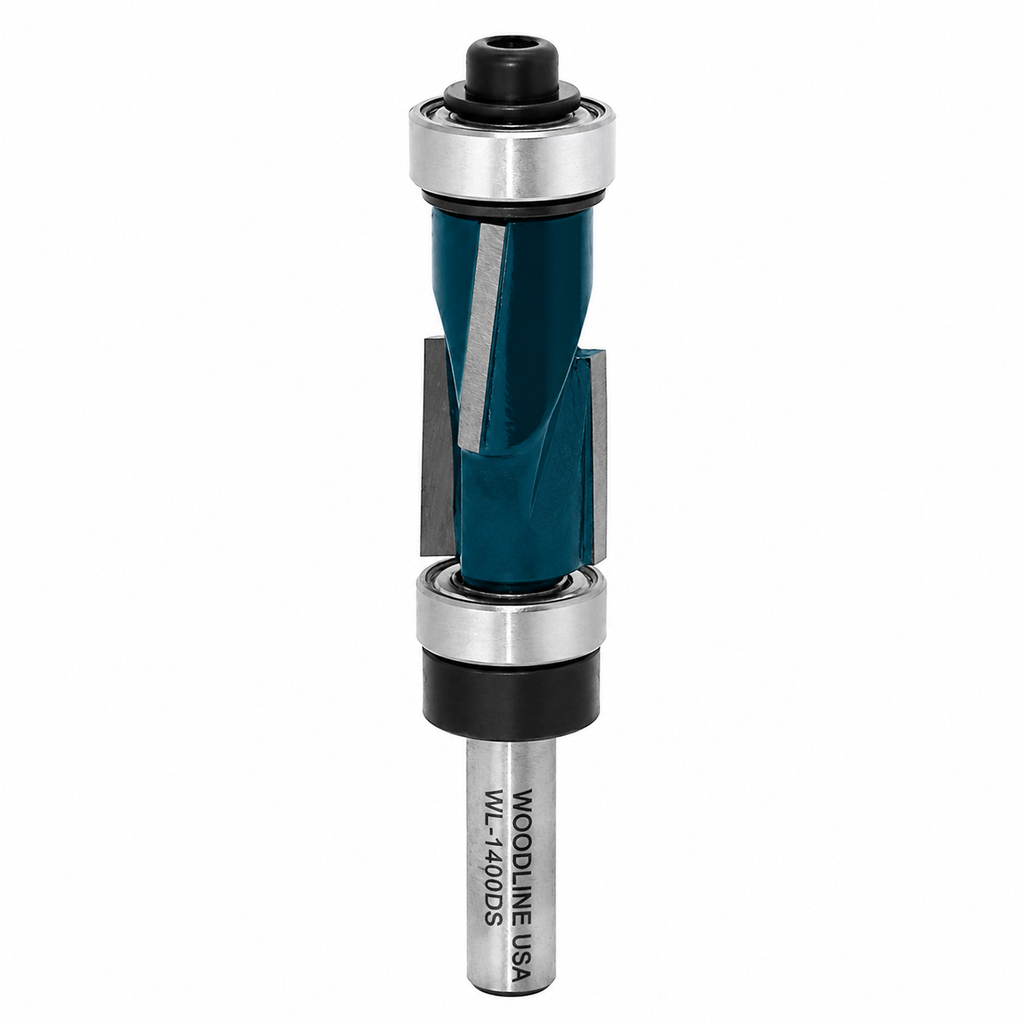 DOUBLE SHEAR FLUSH TRIM ROUTER BITS