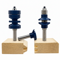 INTERIOR/EXTERIOR DOOR RAIL & STILE ROUTER BIT SET WL-1418SH 3pc Shaker , 1-5/8" Dia, 3/8" x 19/64" Profile, 2" Max Cut Length, 1/2" Shank Woodline USA
