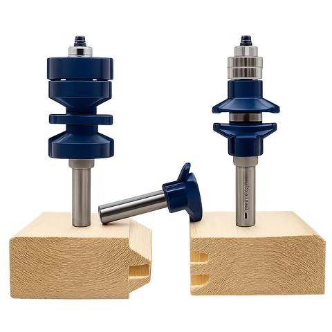 INTERIOR/EXTERIOR DOOR RAIL & STILE ROUTER BIT SETS