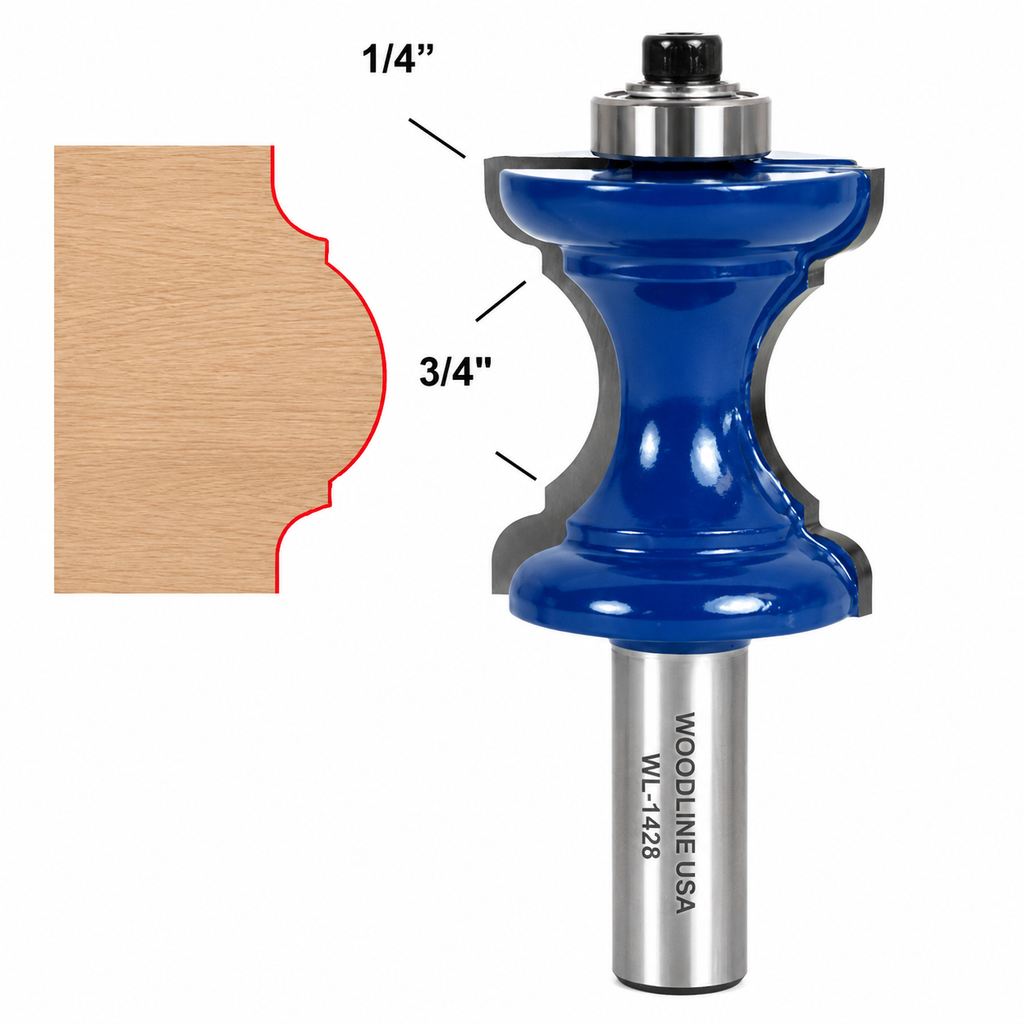 CLASSIC ASTRAGAL ROUTER BITS