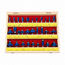 Woodline 30pc ESSENTIALS ROUTER BIT SET 1/4" SHANK