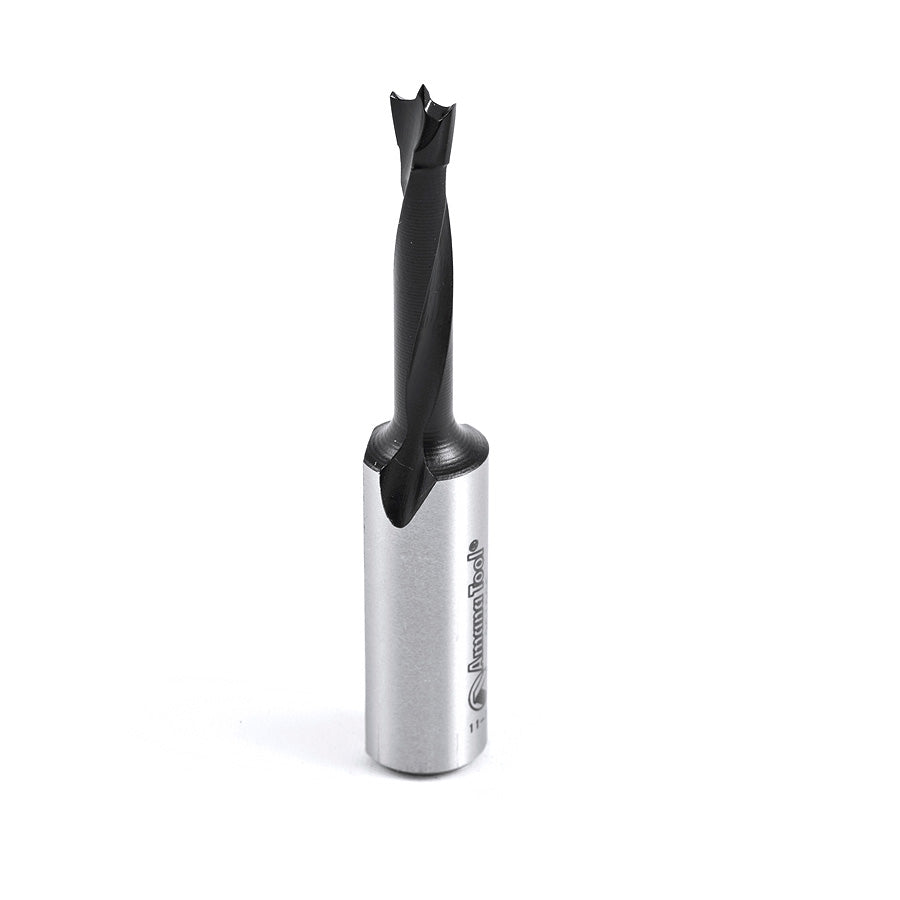 201005 Carbide Tipped Brad Point Boring Bit R/H 5mm Dia x 57mm Long, 10mm x 30mm Shank