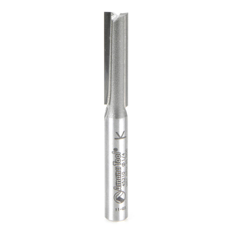 HIGH PRODUCTION STRAIGHT PLUNGE ROUTER BITS, 1/4" Shank