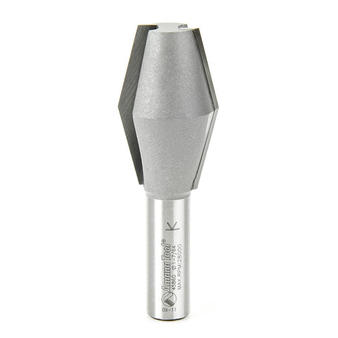 45860 Butterfly Spline 14°, 1-1/8″ Dia, 1-3/4″ Cut Length, 1/2″ Shank Amana