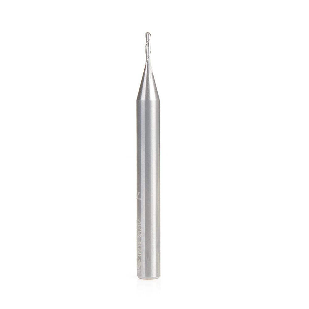 SOLID CARBIDE UPCUT BALLNOSE SPIRAL ROUTER BITS
