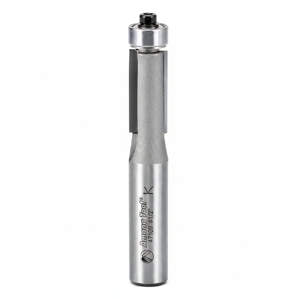 FLUSH TRIM 2 FLUTE ROUTER BITS 1/2" SHANK