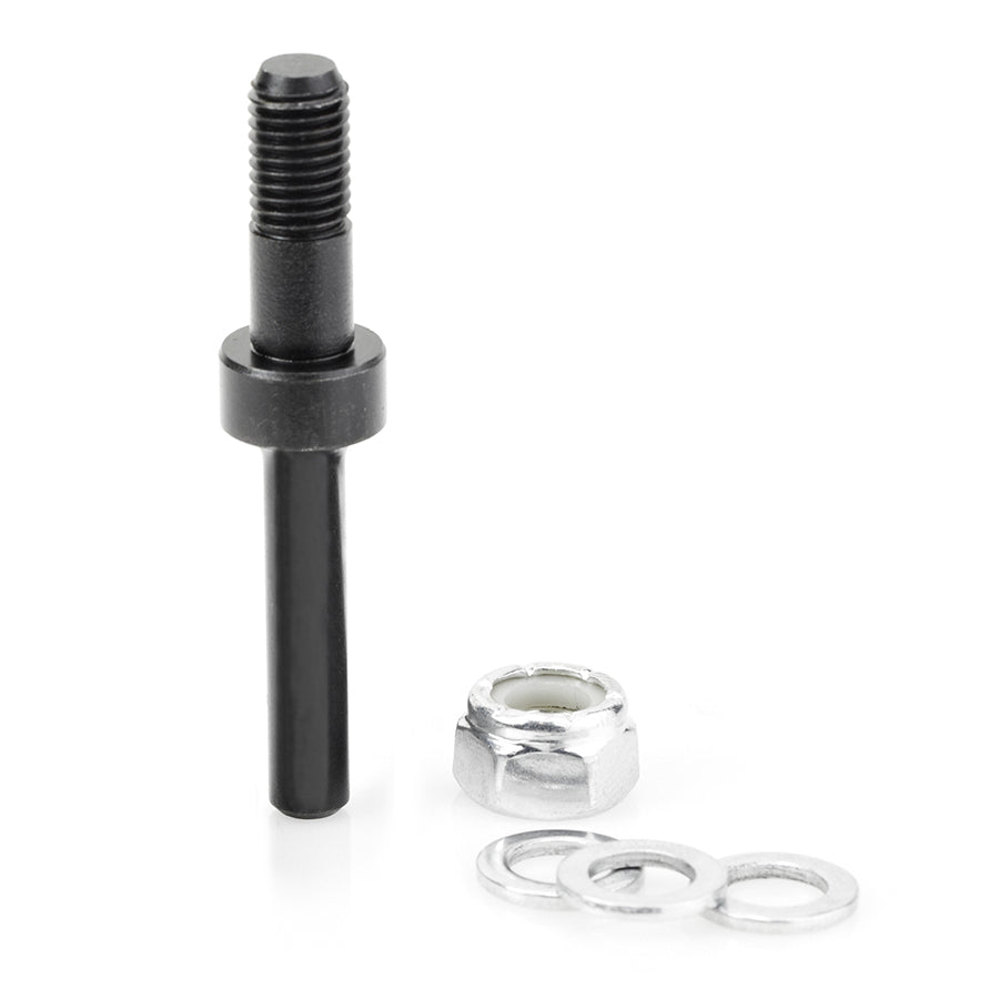 3 Wing Slot Cutter Router Bit 47600 Arbor only w/Nuts & Washers 1/4" Shank for Amana
