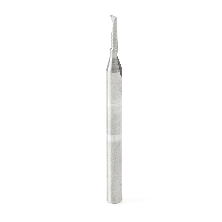ALUMINUM CNC SPIRAL UP-CUT 'O' FLUTE ROUTER BITS 51470 1/16" Dia, 1/4" Cut Length, 1/8" Shank, 1-1/2" Long*
