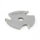 3 Wing Slot Cutter Router Bit 53207 5/32" Kerf (for biscuits or Ipe Clip™ deck fasteners), 1-7/8" Cut Dia, Slot Cutter ONLY Amana