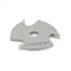 3 Wing Slot Cutter Router Bit 53208 3/16" Kerf, 1-7/8" Cut Dia, Slot Cutter ONLY Amana