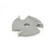 3 Wing Slot Cutter Router Bit 53210 1/4" Kerf, 1-7/8" Cut Dia, Slot Cutter ONLY Amana