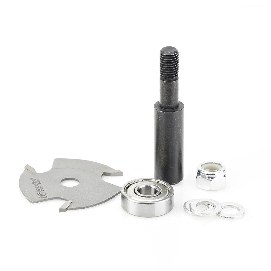 3 Wing Slot Cutter Router Bit 53402-1 5/64" Kerf, 1-7/8" Cut Dia, 1/2" Shank Amana