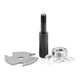 3 Wing Slot Cutter Router Bit 53404-1 3/32" Kerf, 1-7/8" Cut Dia, 1/2" Shank Amana
