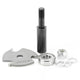 3 Wing Slot Cutter Router Bit 53407 53407-1 5/32" Kerf (for biscuits or Ipe Clip™ deck fasteners), 1-7/8" Cut Dia, 1/2" Shank Amana