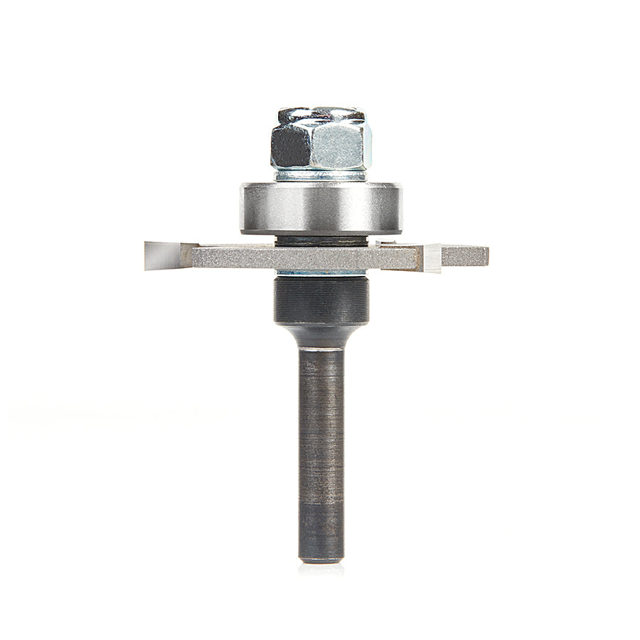 3 Wing Slot Cutter Router Bit 53407 5/32" Kerf (for biscuits or Ipe Clip™ deck fasteners), 1-7/8" Cut Dia, 1/4" Shank Amana