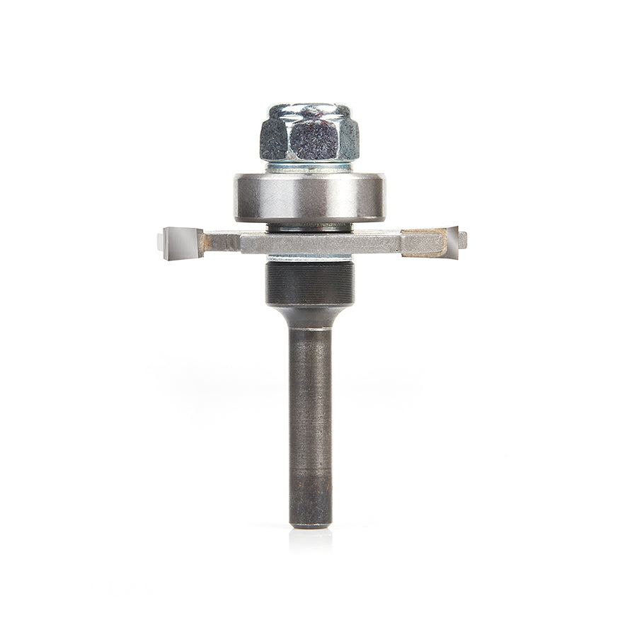 3 Wing Slot Cutter Router Bit 53408 3/16" Kerf, 1-7/8" Cut Dia, 1/4" Shank Amana
