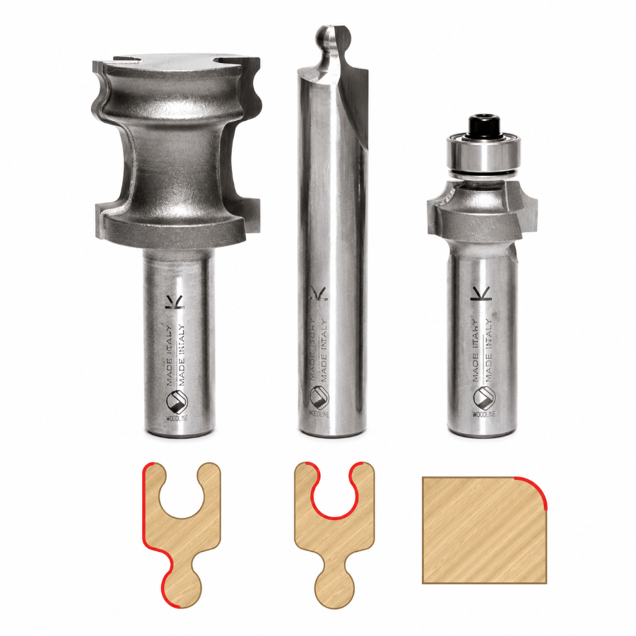 Tambour Door Router Bit Set 54314