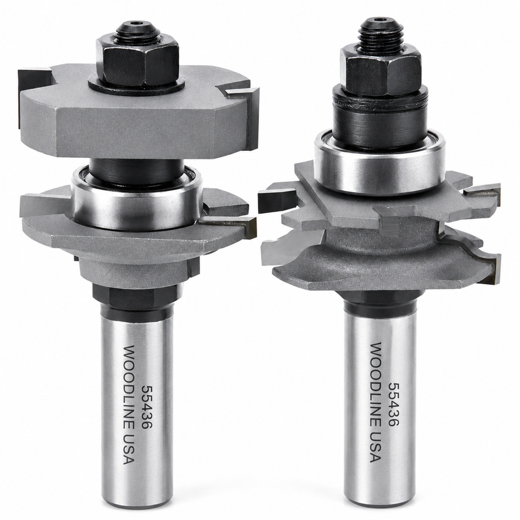 IN-STILE ADJUSTABLE RAIL & STILE ROUTER BIT SETS