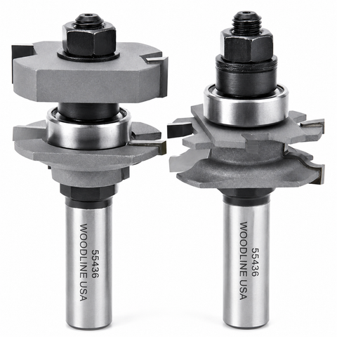 IN-STILE ADJUSTABLE RAIL & STILE ROUTER BIT SETS