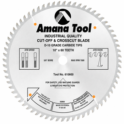 10" CUT-OFF & CROSSCUT