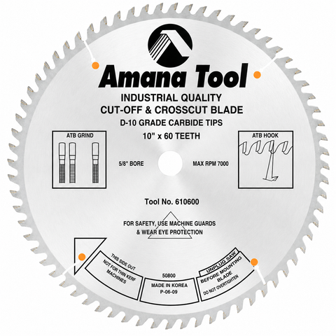 10" CUT-OFF & CROSSCUT