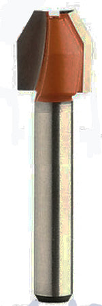 LAMINATE TRIMMER ROUTER BITS WITHOUT BEARING
