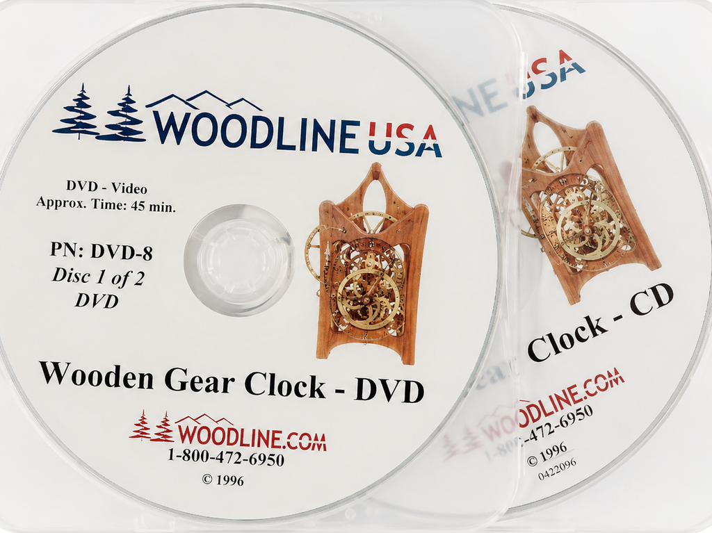 Wooden Gear Clock DVD & CD