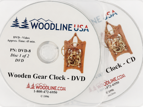 Wooden Gear Clock DVD & CD