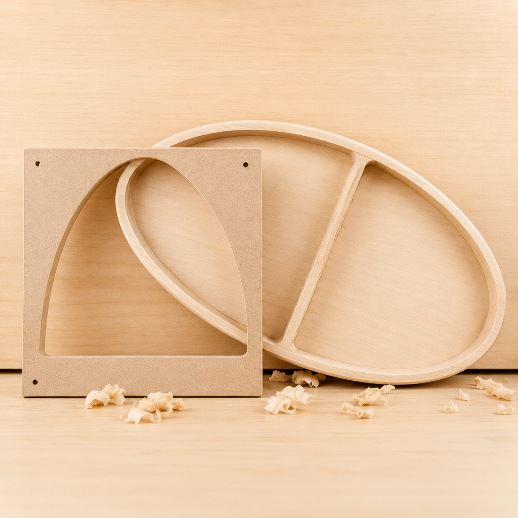 HALF OVAL BOWL TEMPLATE